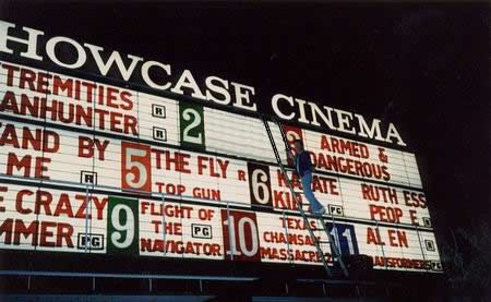 Showcase Cinemas Sterling Heights - Old Marquee From Ron Wittebols